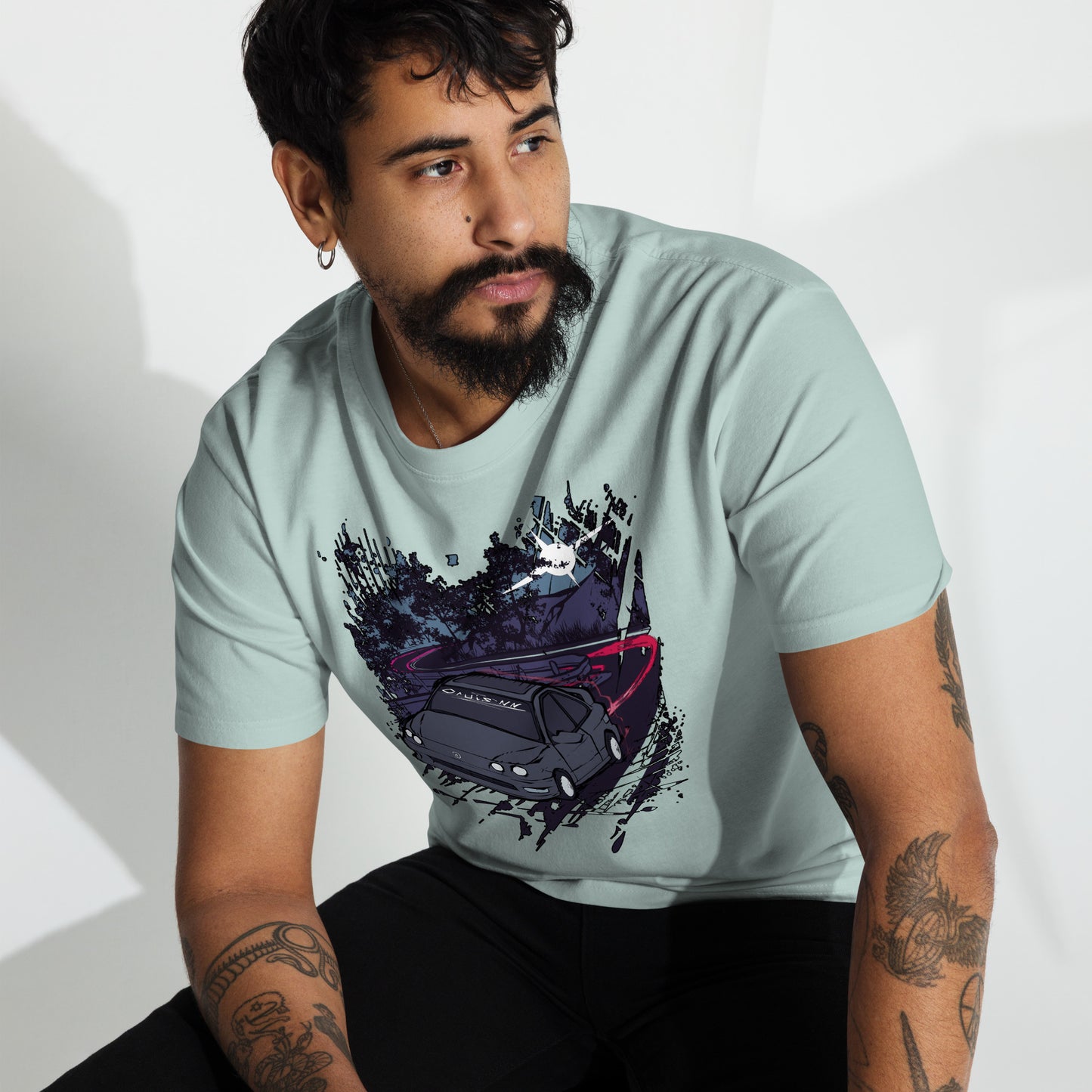 Cruis'nn Backroads RD premium heavyweight tee