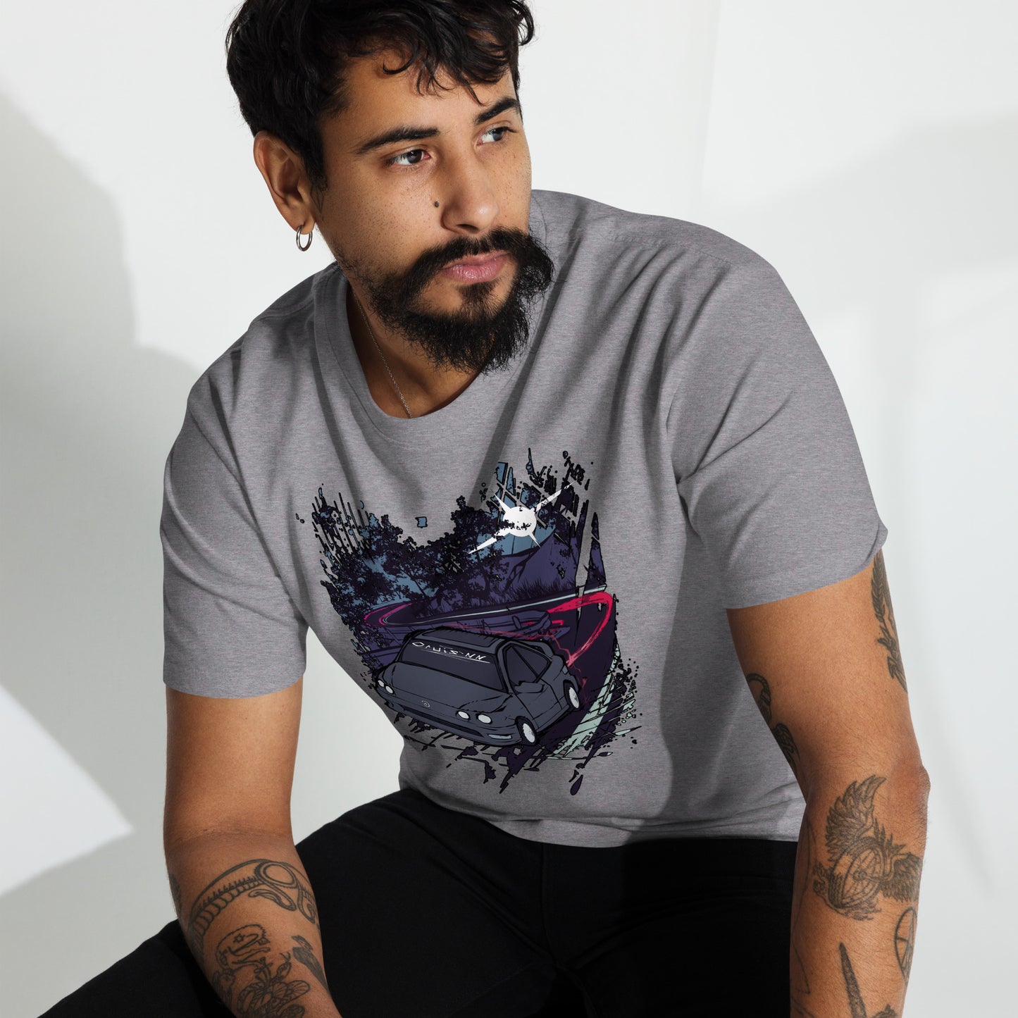 Cruis'nn Backroads RD premium heavyweight tee
