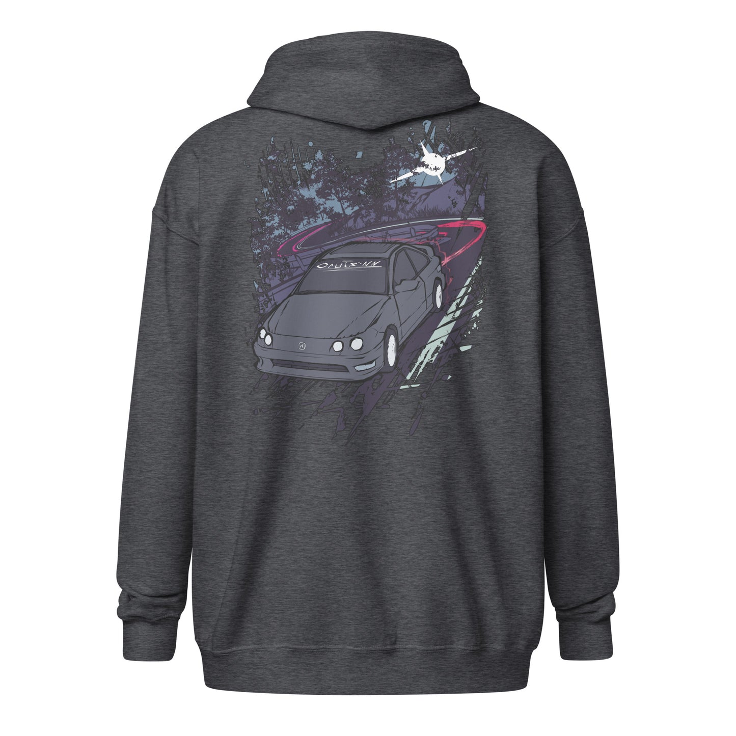 Cruis'nn Backroads RD Unisex heavy blend zip hoodie