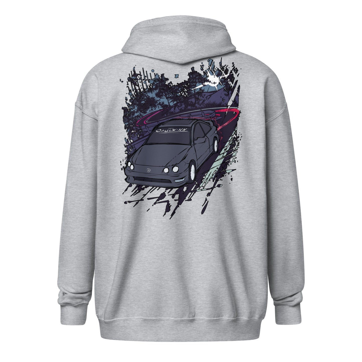 Cruis'nn Backroads RD Unisex heavy blend zip hoodie